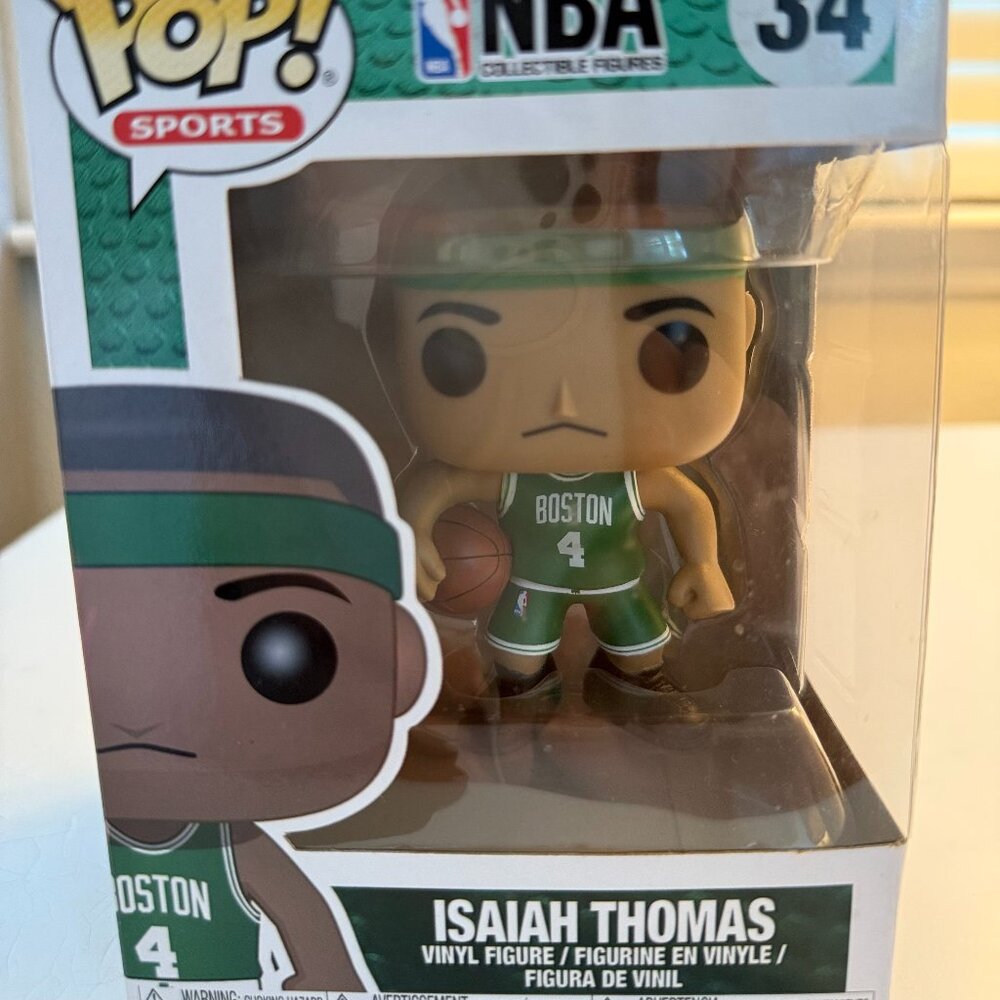 Funko POP! NBA: Isaiah Thomas #34 – Boston #4 | BNIB